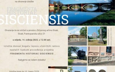 Učenici otkrivaju povijest Siska kroz projekt “Fragmenta Historiae Sisciensis”